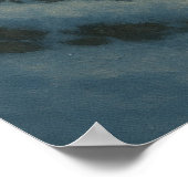 Lone Wolf Under the Moon | Alpha Strength Poster (Ecke)