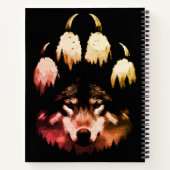 Lone Wolf. Wildes Soul Notizblock (Rückseite)