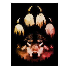 Lone Wolf. Wildes Soul Poster