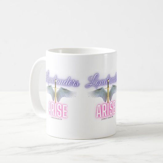 Lonelanders aufsteigen - Tasse (Vorderseite Links)