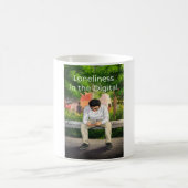 Loneliness in the Digital Age Kaffeetasse (Mittel)