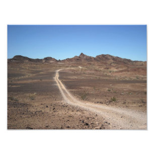 Lonely Arizona Wüstenweg Foto Printing