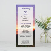 Lonely Beach bei Sunrise Norfolk VA Wedding Progra Programm (Stehend Vorderseite)