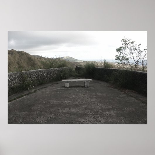 Lonely Bench Poster (Vorne)