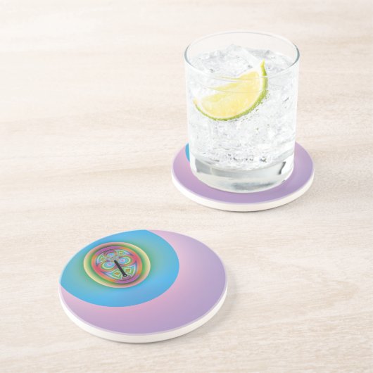 Lonely Blue Getränkeuntersetzer (Seite)