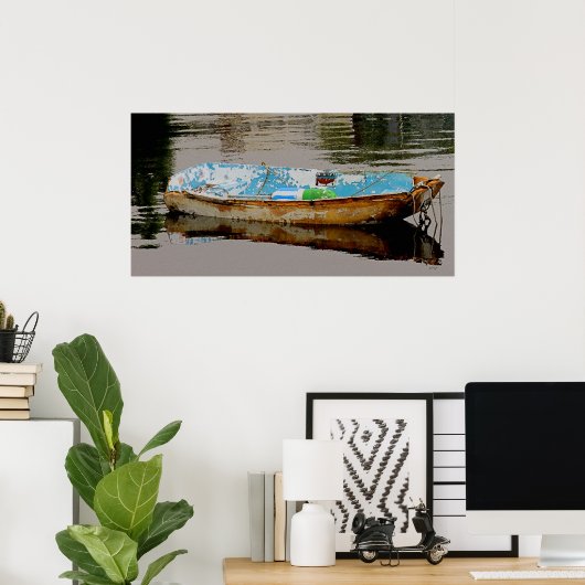 Lonely Boat Poster (Heimbüro)