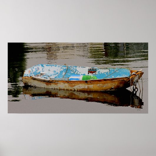 Lonely Boat Poster (Vorne)