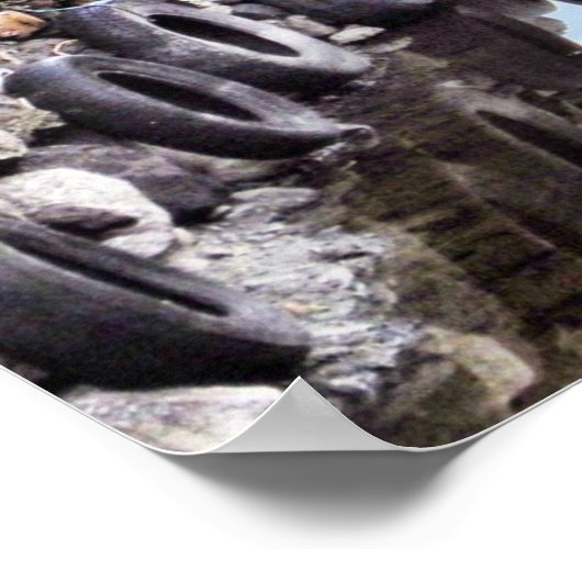 Lonely Boat Print oder Poster (Ecke)