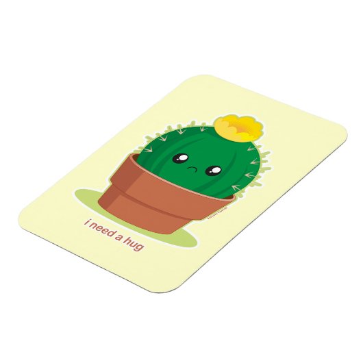 Lonely Cactus Magnet (Linke Seite)