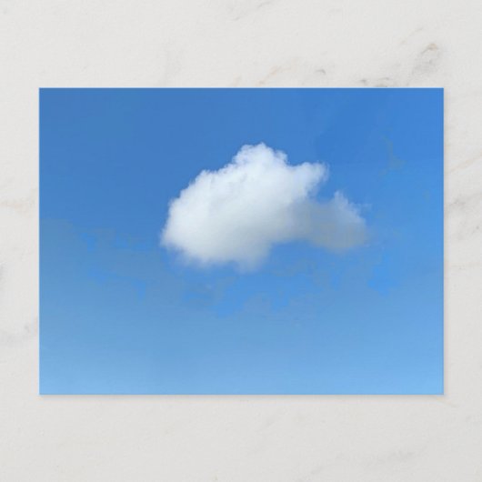 Lonely Cloud Postkarte (Vorderseite)