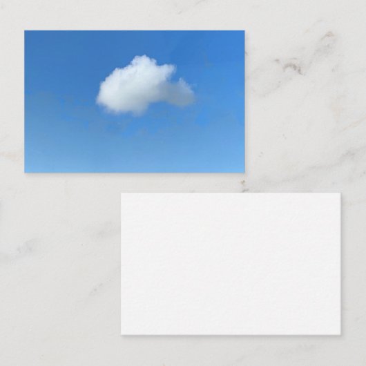 Lonely Cloud  Visitenkarte (Vorne/Hinten)