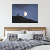 Lonely Companion Stretch Canvas Print Leinwanddruck (Insitu (Schlafzimmer))