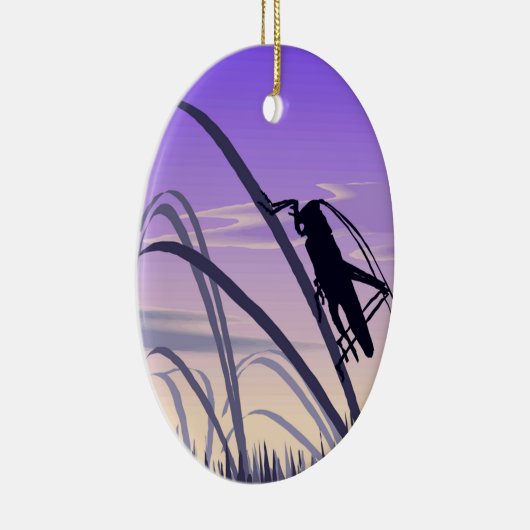 Lonely Cricket Keramikornament (Rechts)