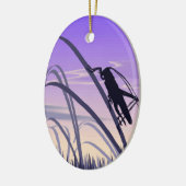 Lonely Cricket Keramikornament (Links)