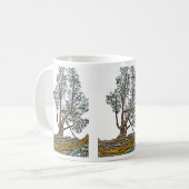 Lonely Cypress Coffee Tasse (Vorderseite Links)
