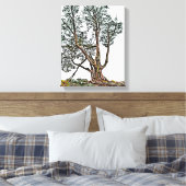 Lonely Cypress Leinwanddruck (Insitu (Schlafzimmer))