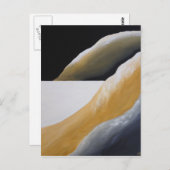 Lonely Desert Floor Postcard Postkarte (Vorne/Hinten)