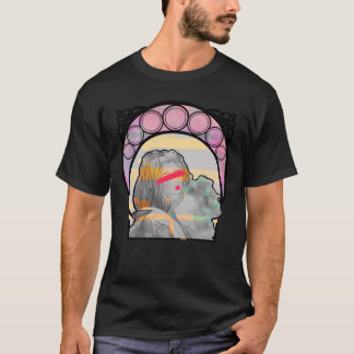 Lonely Doll Glitch Art T-Shirt