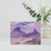 Lonely Eagle Postcard Postkarte (Stehend Vorderseite)