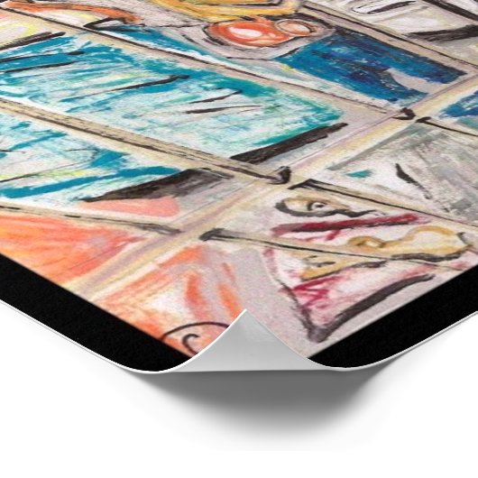 Lonely Eye-Poster Poster (Ecke)