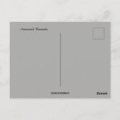 Lonely Fjord in Nunavut Kanada Postkarte (Rückseite)