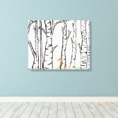 Lonely Fux Leinwanddruck (Insitu (Holzboden))