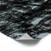 Lonely Ghost Art Poster (Ecke)