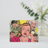 Lonely Hearts Postkarte (Stehend Vorderseite)