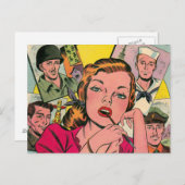 Lonely Hearts Postkarte (Vorne/Hinten)