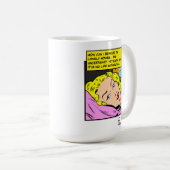Lonely Hearts Retro Romance Comic Kaffeetasse (VorderseiteRechts)