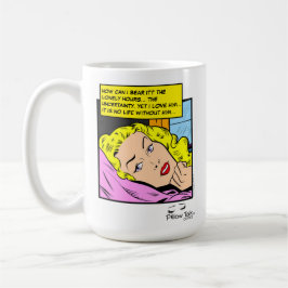 Lonely Hearts Retro Romance Comic Kaffeetasse