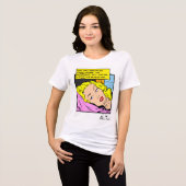 Lonely Hearts Retro Romance Comic Tri-Blend Shirt (Vorderseite voll)