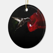 Lonely Hummingbird Keramik Ornament (Links)