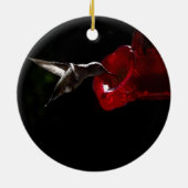 Lonely Hummingbird Keramik Ornament (Hinten)