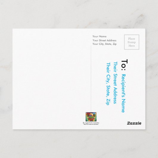 [Lonely Ladybug] Vermisst Postkarte (Rückseite)