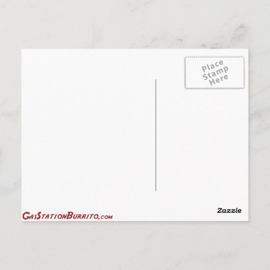 Lonely Library Card Postkarte (Rückseite)