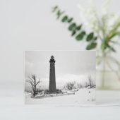 Lonely Lighthouse Postkarte (Stehend Vorderseite)