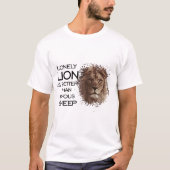 Lonely Lion ist besser als berühmte Schafe - das Z T-Shirt (Vorderseite)