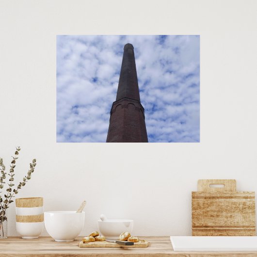 Lonely Mill Stack Poster (Küche)