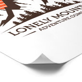 Lonely Mountain - Adventure Company - Fantasy Trip Poster (Ecke)