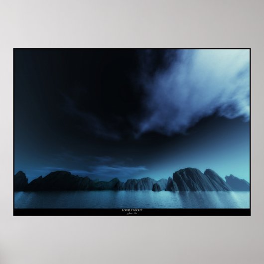 Lonely Night Poster (Vorne)