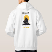 Lonely Ninja Samurai Art Design Hoodie (Rückseite)