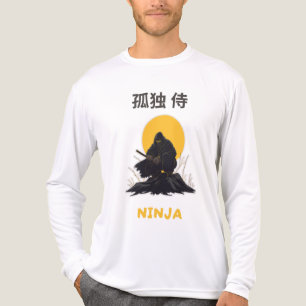 Lonely Ninja Samurai Kunstdesign Tri-Blend Shirt