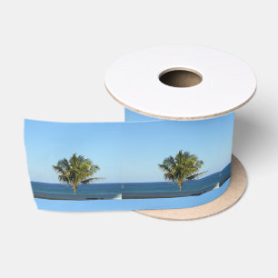 LONELY PALM BAUM VON DELRAY BEACH RIBBON SATINBAND