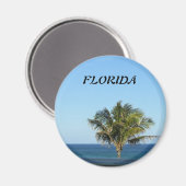 LONELY PALM TREM MAGNET (Vorderseite/Rückseite)