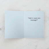 Lonely Panda Bear Miss You Grußkarte Karte (Innenseite)