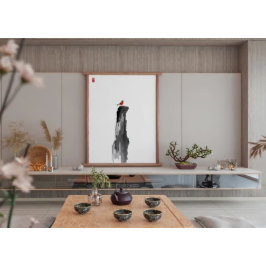 Lonely Peak - Minimalistische Decke Wand - Zen-Dek Fotodruck