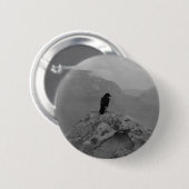 Lonely Raven Button (Vorne & Hinten)