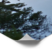 Lonely River Dock Poster (Ecke)