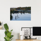 Lonely River Dock Poster (Heimbüro)